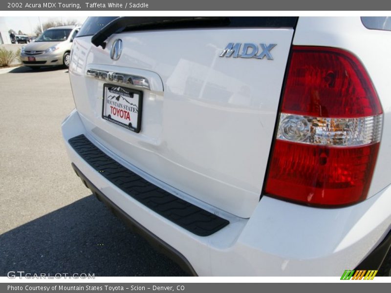 Taffeta White / Saddle 2002 Acura MDX Touring