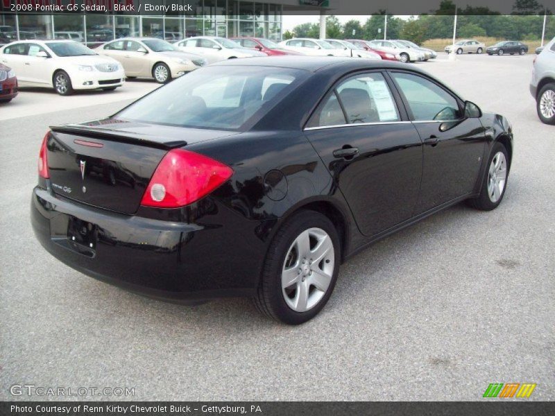 Black / Ebony Black 2008 Pontiac G6 Sedan