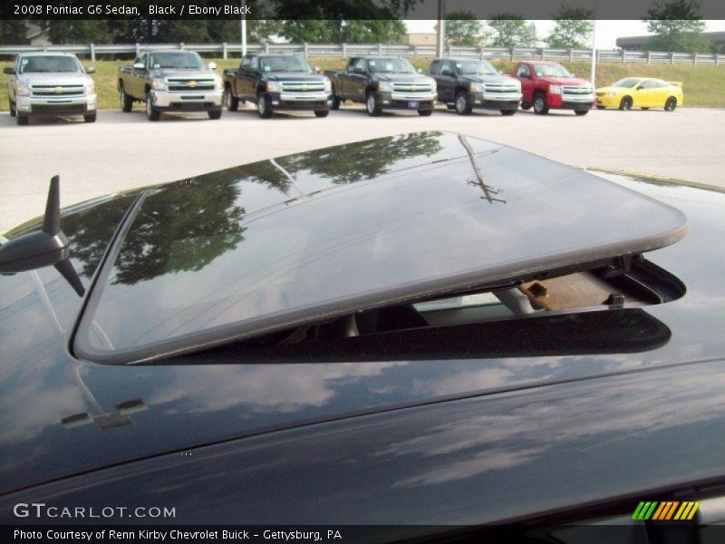 Black / Ebony Black 2008 Pontiac G6 Sedan