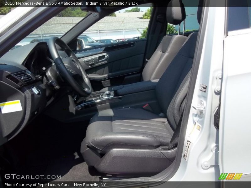 Iridium Silver Metallic / Black 2010 Mercedes-Benz E 550 4Matic Sedan
