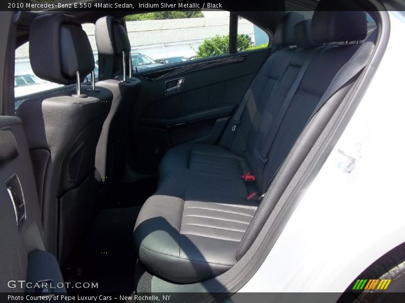 Iridium Silver Metallic / Black 2010 Mercedes-Benz E 550 4Matic Sedan