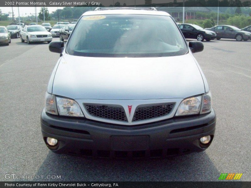 Galaxy Silver Metallic / Gray 2002 Pontiac Montana