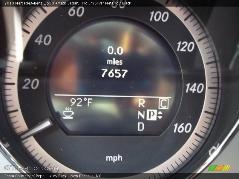 Iridium Silver Metallic / Black 2010 Mercedes-Benz E 550 4Matic Sedan