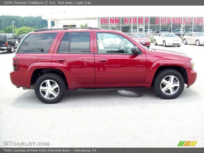 Red Jewel / Light Gray 2008 Chevrolet TrailBlazer LT 4x4