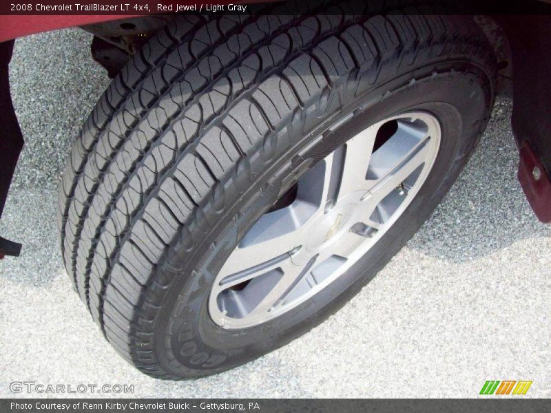 Red Jewel / Light Gray 2008 Chevrolet TrailBlazer LT 4x4