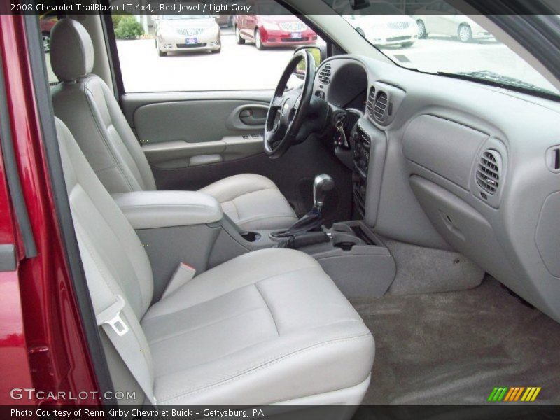 Red Jewel / Light Gray 2008 Chevrolet TrailBlazer LT 4x4
