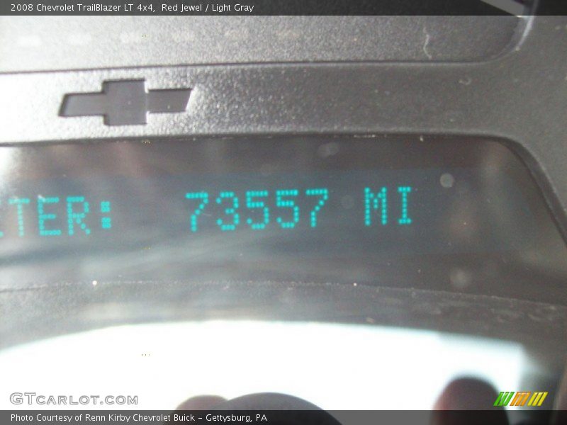 Red Jewel / Light Gray 2008 Chevrolet TrailBlazer LT 4x4
