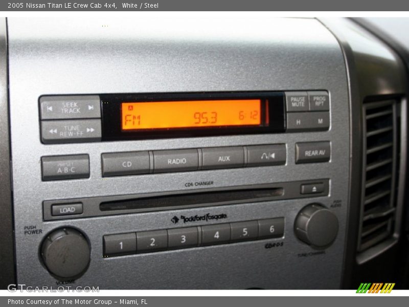 White / Steel 2005 Nissan Titan LE Crew Cab 4x4