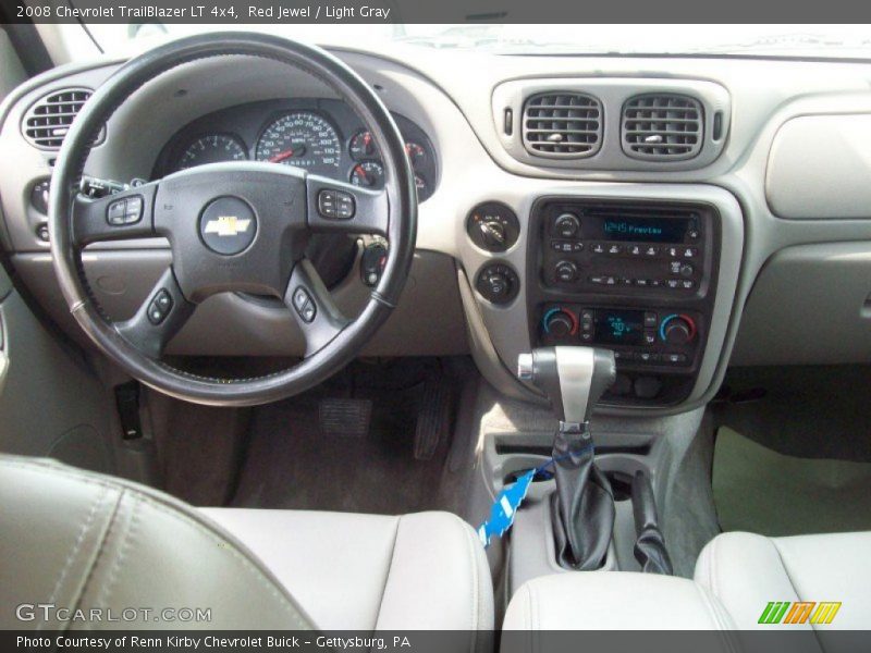 Red Jewel / Light Gray 2008 Chevrolet TrailBlazer LT 4x4