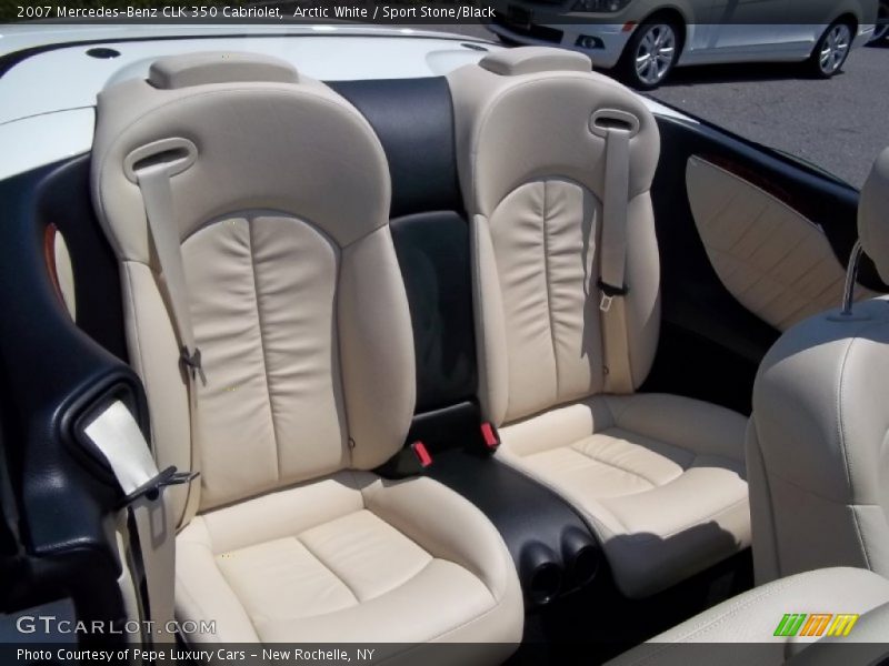 Arctic White / Sport Stone/Black 2007 Mercedes-Benz CLK 350 Cabriolet