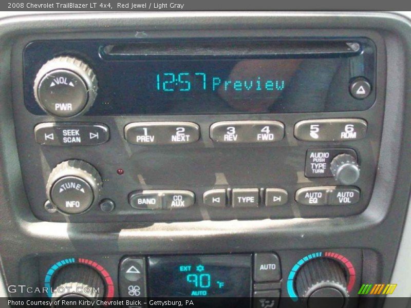 Red Jewel / Light Gray 2008 Chevrolet TrailBlazer LT 4x4