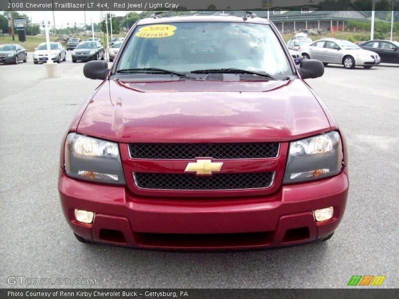 Red Jewel / Light Gray 2008 Chevrolet TrailBlazer LT 4x4