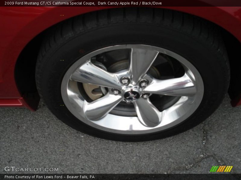 Dark Candy Apple Red / Black/Dove 2009 Ford Mustang GT/CS California Special Coupe
