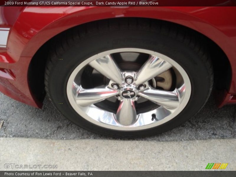 Dark Candy Apple Red / Black/Dove 2009 Ford Mustang GT/CS California Special Coupe