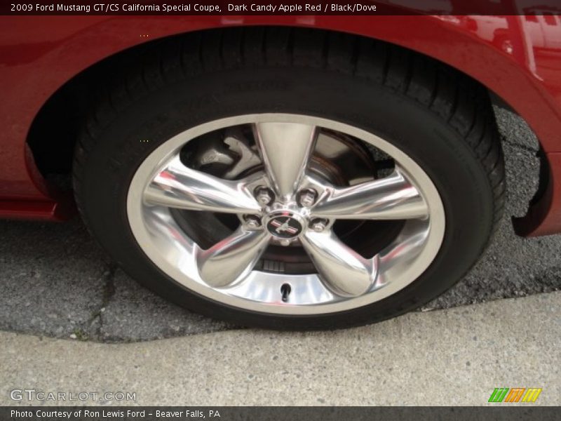 Dark Candy Apple Red / Black/Dove 2009 Ford Mustang GT/CS California Special Coupe