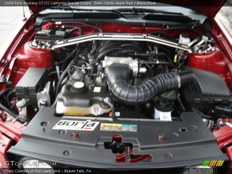 Dark Candy Apple Red / Black/Dove 2009 Ford Mustang GT/CS California Special Coupe