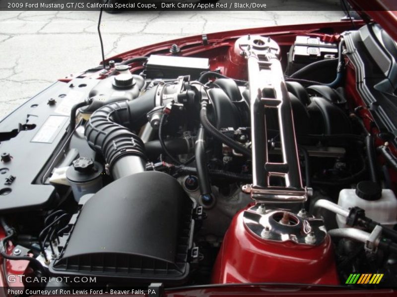 Dark Candy Apple Red / Black/Dove 2009 Ford Mustang GT/CS California Special Coupe