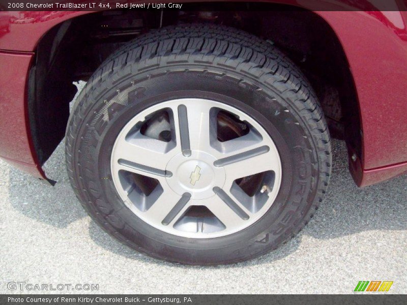 Red Jewel / Light Gray 2008 Chevrolet TrailBlazer LT 4x4