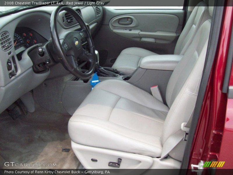 Red Jewel / Light Gray 2008 Chevrolet TrailBlazer LT 4x4
