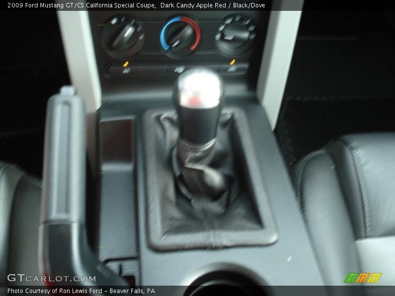 Dark Candy Apple Red / Black/Dove 2009 Ford Mustang GT/CS California Special Coupe