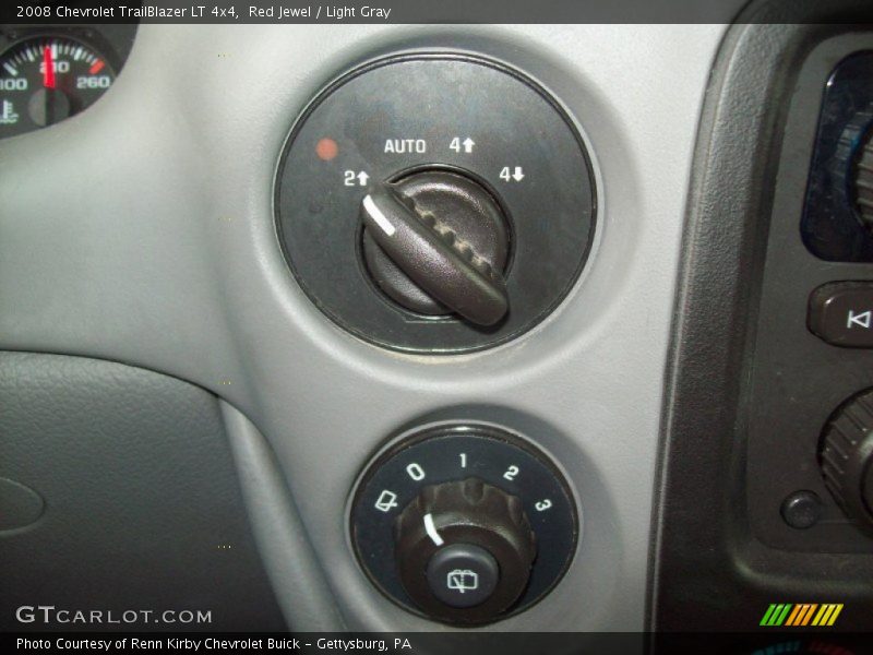 Red Jewel / Light Gray 2008 Chevrolet TrailBlazer LT 4x4