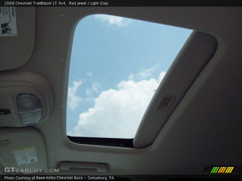 Red Jewel / Light Gray 2008 Chevrolet TrailBlazer LT 4x4