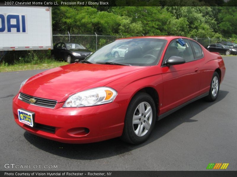 Precision Red / Ebony Black 2007 Chevrolet Monte Carlo LS