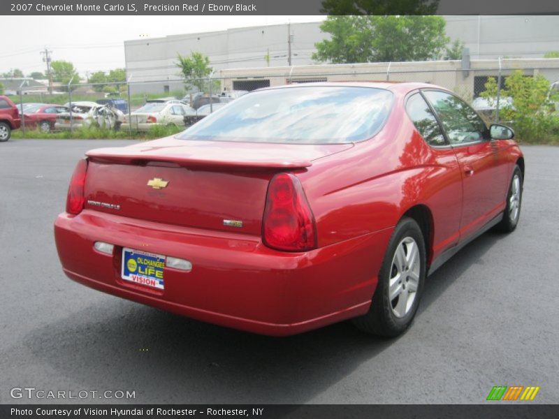 Precision Red / Ebony Black 2007 Chevrolet Monte Carlo LS