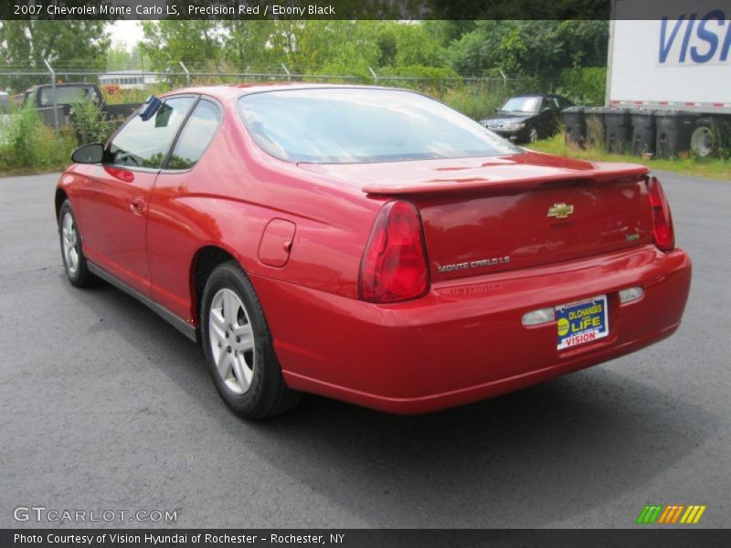 Precision Red / Ebony Black 2007 Chevrolet Monte Carlo LS