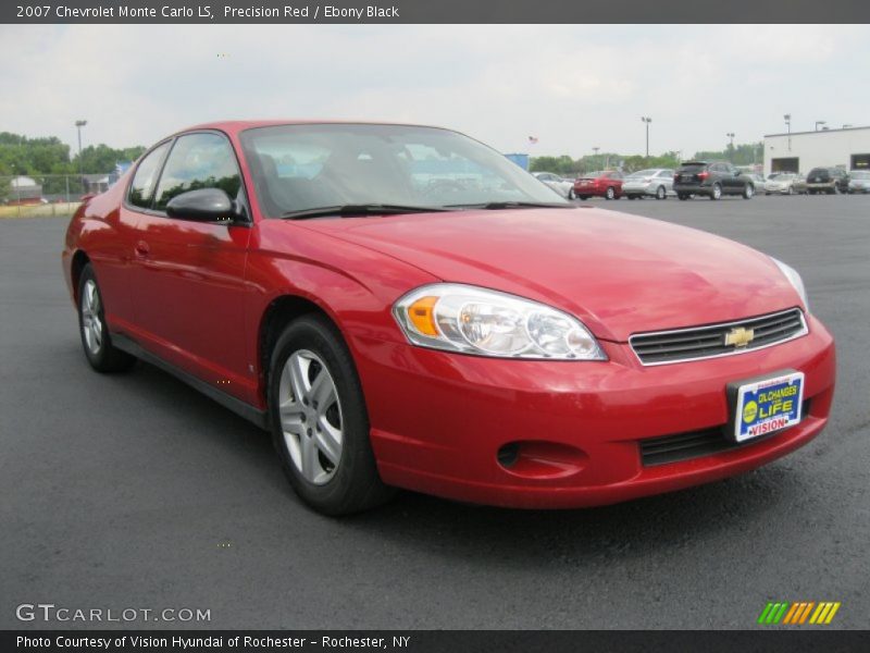 Precision Red / Ebony Black 2007 Chevrolet Monte Carlo LS