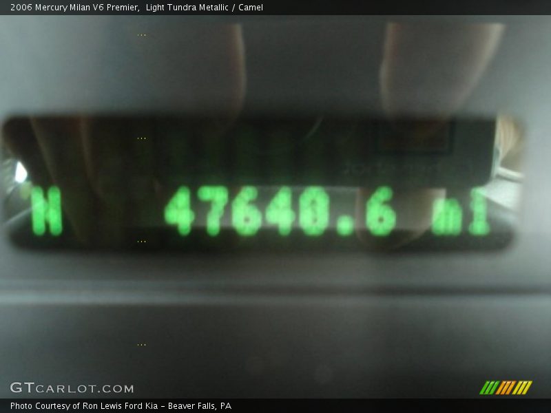 Light Tundra Metallic / Camel 2006 Mercury Milan V6 Premier