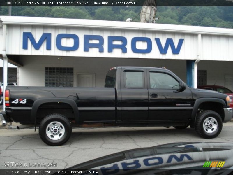 Onyx Black / Dark Pewter 2006 GMC Sierra 2500HD SLE Extended Cab 4x4