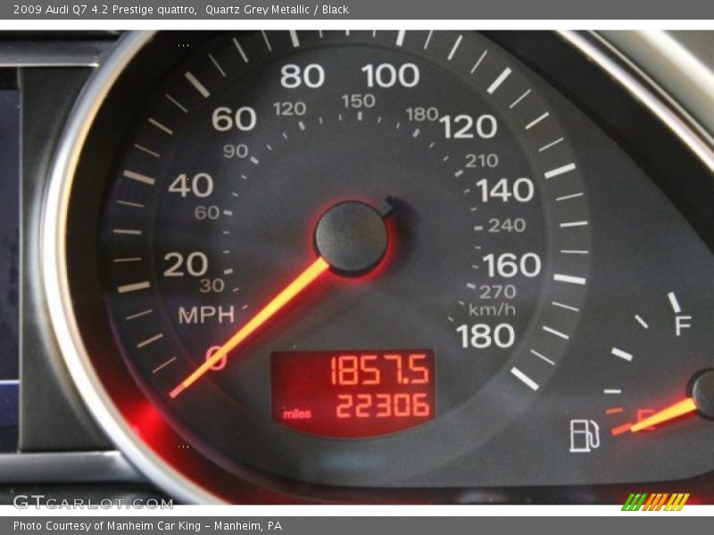 Quartz Grey Metallic / Black 2009 Audi Q7 4.2 Prestige quattro