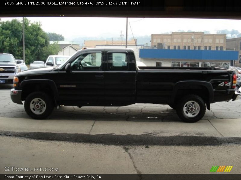 Onyx Black / Dark Pewter 2006 GMC Sierra 2500HD SLE Extended Cab 4x4