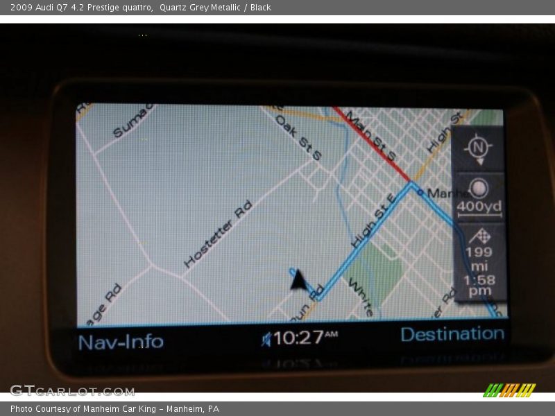 Navigation of 2009 Q7 4.2 Prestige quattro