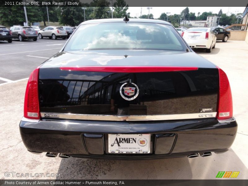 Black Raven / Ebony 2011 Cadillac DTS