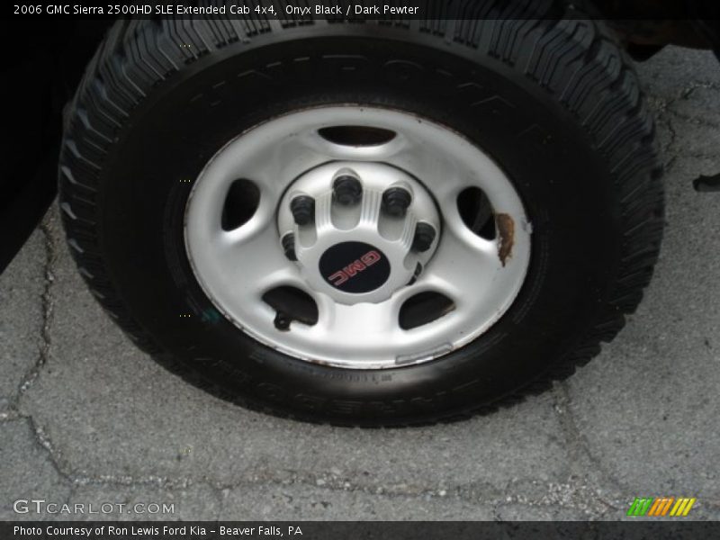 Onyx Black / Dark Pewter 2006 GMC Sierra 2500HD SLE Extended Cab 4x4