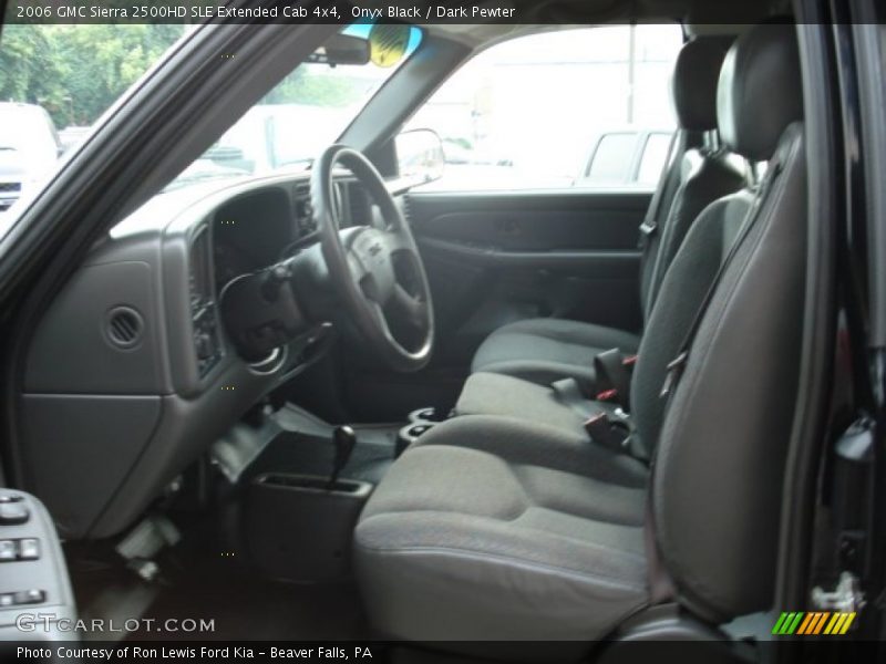 Onyx Black / Dark Pewter 2006 GMC Sierra 2500HD SLE Extended Cab 4x4