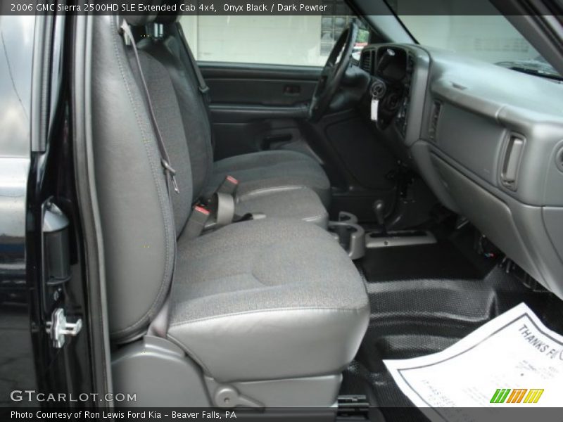 Onyx Black / Dark Pewter 2006 GMC Sierra 2500HD SLE Extended Cab 4x4