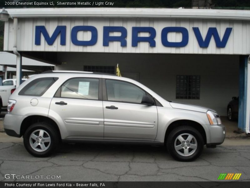 Silverstone Metallic / Light Gray 2008 Chevrolet Equinox LS