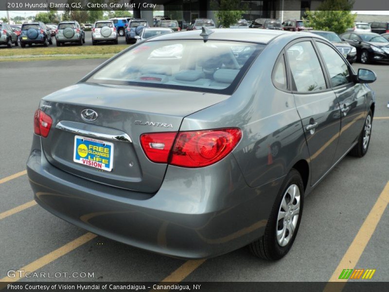 Carbon Gray Mist / Gray 2010 Hyundai Elantra GLS