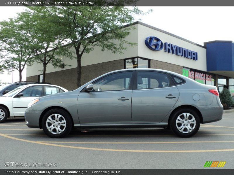 Carbon Gray Mist / Gray 2010 Hyundai Elantra GLS