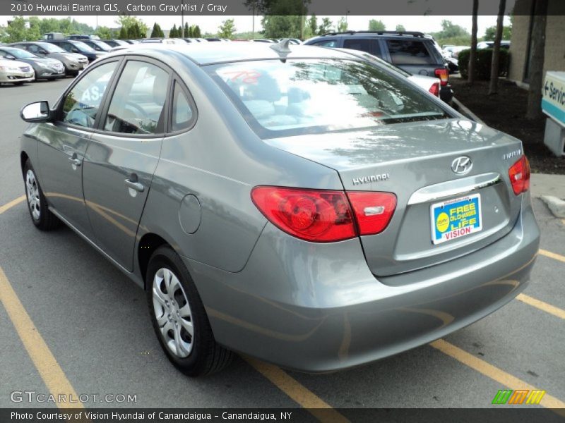Carbon Gray Mist / Gray 2010 Hyundai Elantra GLS