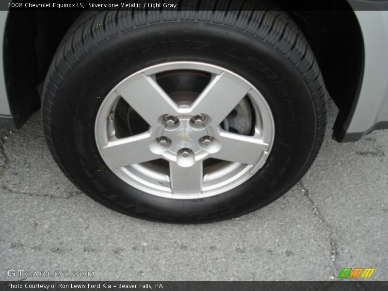 Silverstone Metallic / Light Gray 2008 Chevrolet Equinox LS