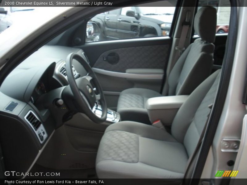 Silverstone Metallic / Light Gray 2008 Chevrolet Equinox LS