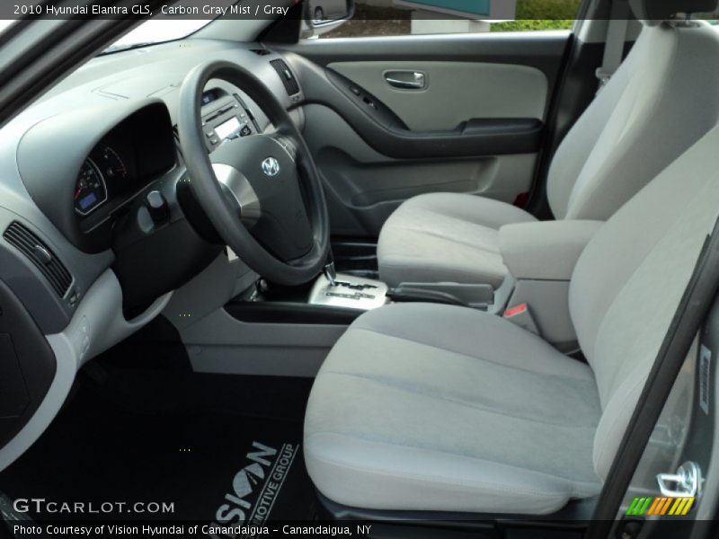 Carbon Gray Mist / Gray 2010 Hyundai Elantra GLS