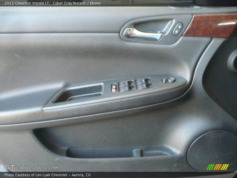 Cyber Gray Metallic / Ebony 2011 Chevrolet Impala LT