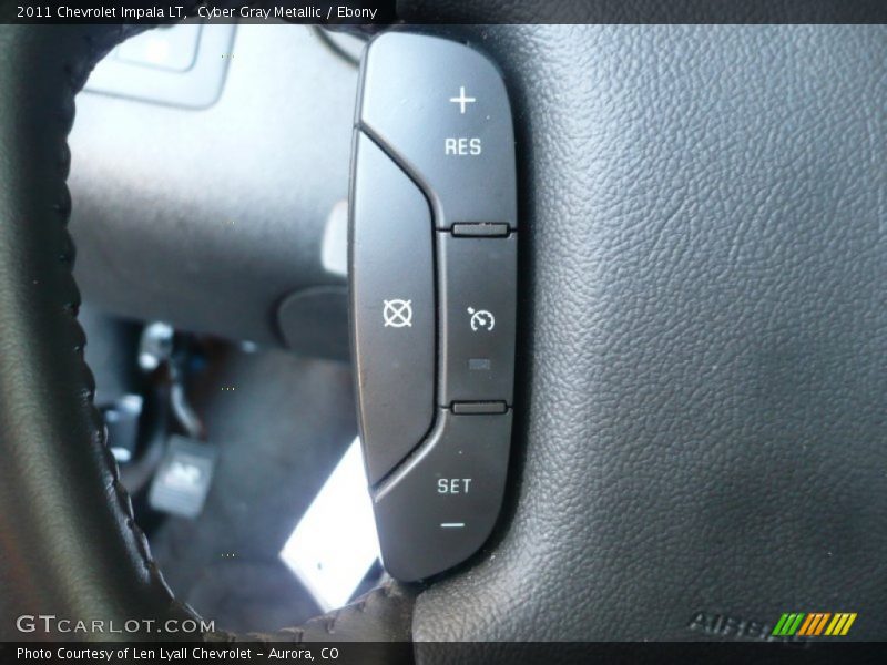 Cyber Gray Metallic / Ebony 2011 Chevrolet Impala LT