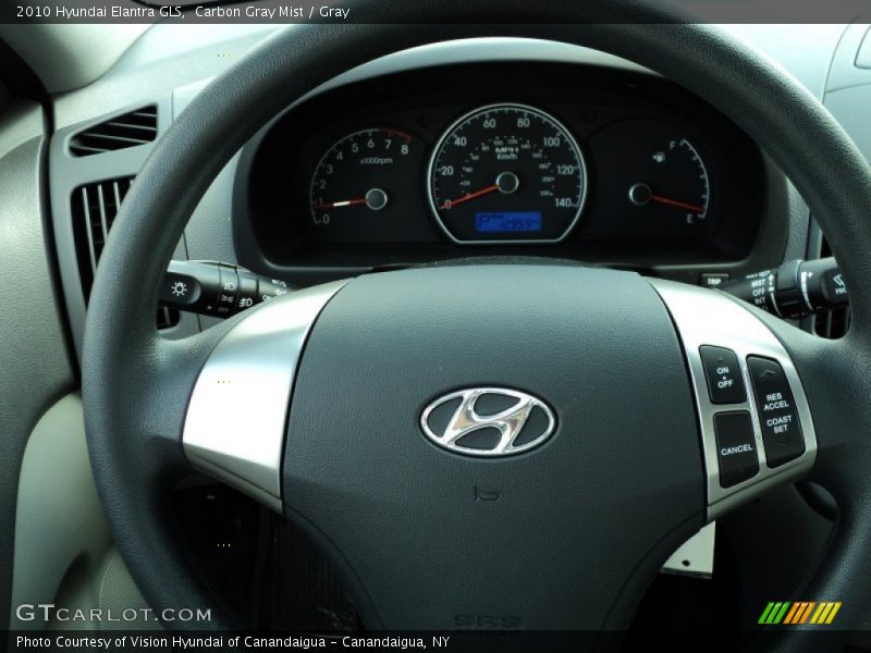 Carbon Gray Mist / Gray 2010 Hyundai Elantra GLS