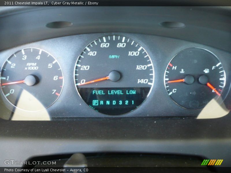 Cyber Gray Metallic / Ebony 2011 Chevrolet Impala LT
